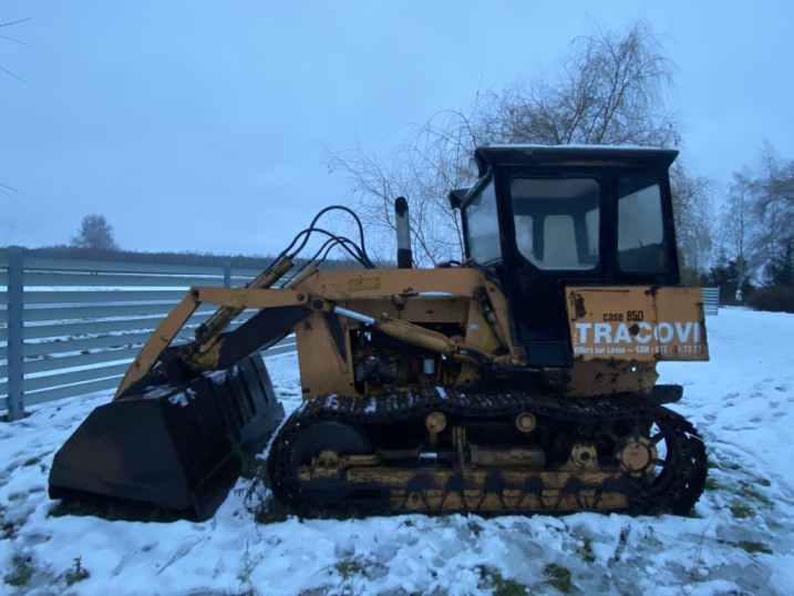 CASE 850 spycharka ładowarka gąsiennicowa