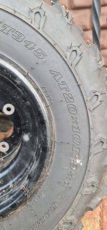 Nowe opony z felgami Yamaha Raptor 700
