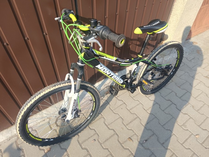 Rower Monteria Junior 24 Aluminium Hamulec Tarcza