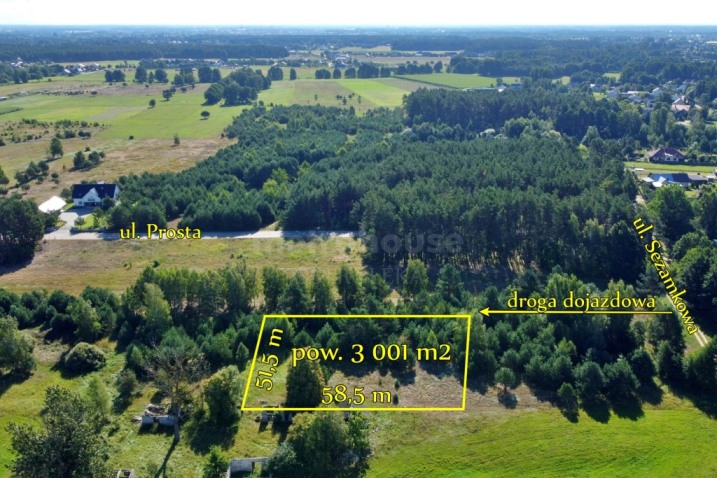 Działka w Łazach. Gotowe WZ i 3 km do Ostrołęki