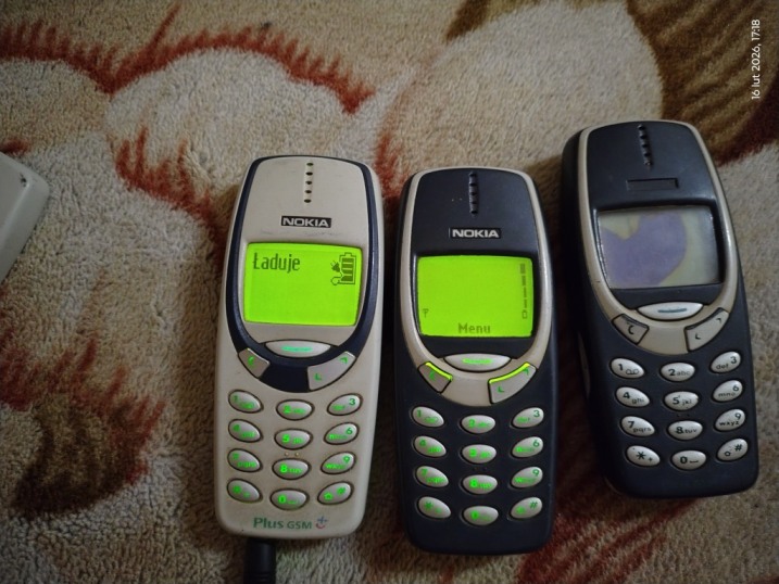 Trzy sztuki nokia 3310