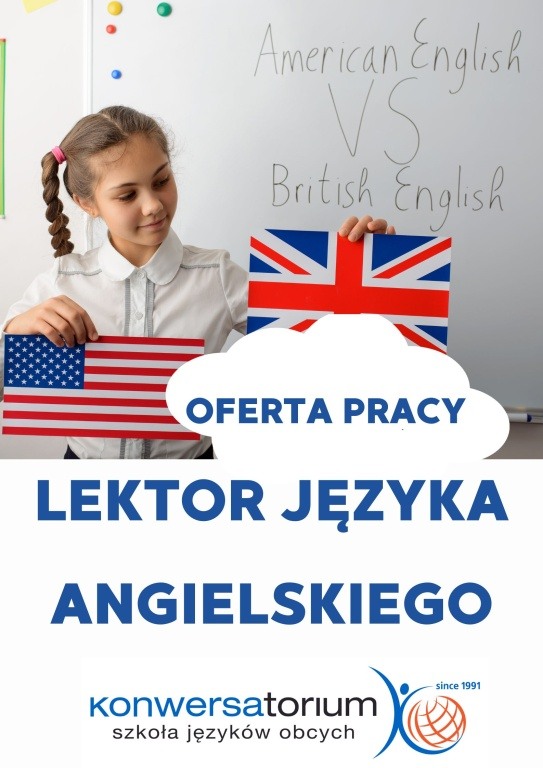Lektora języka angielskiego zatrudnimy