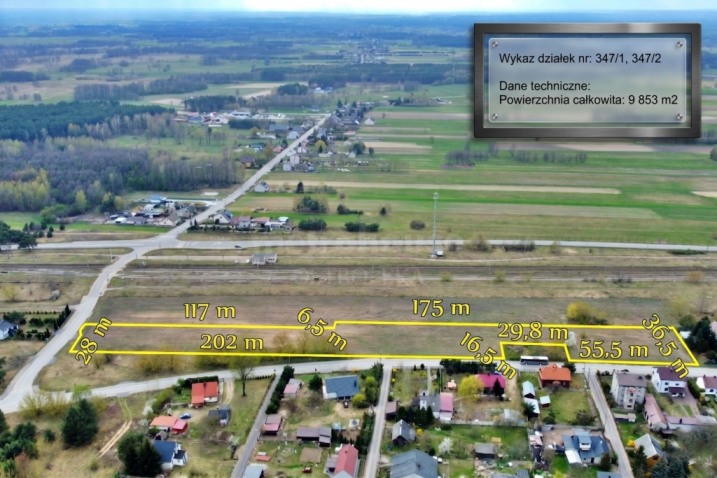 Przestronna działka w Pasiekach