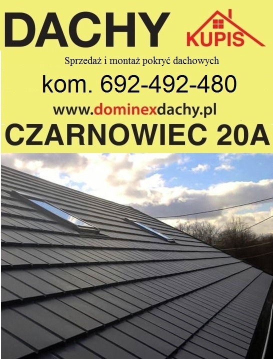 Pokrycia dachowe sprzedaż i montaż DOMINEX DACHY 692-492-480